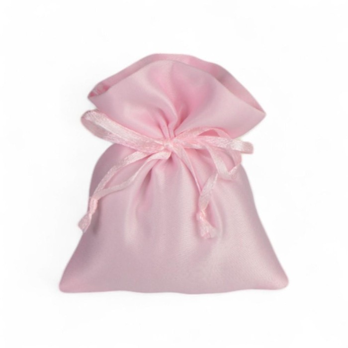 SACCHETTO RASO ROSA RETT. PICCOLO 8X10